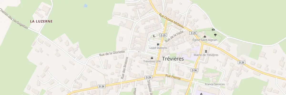 Plan du 100 Rue Jean Pierre Richard à Trévières