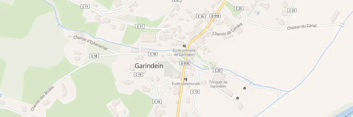 Plan du 5040 Bidegain Alti à Garindein