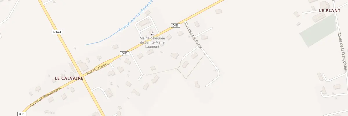 Plan du 4 Imp des Noisetiers- Ste Marie à Souleuvre en Bocage