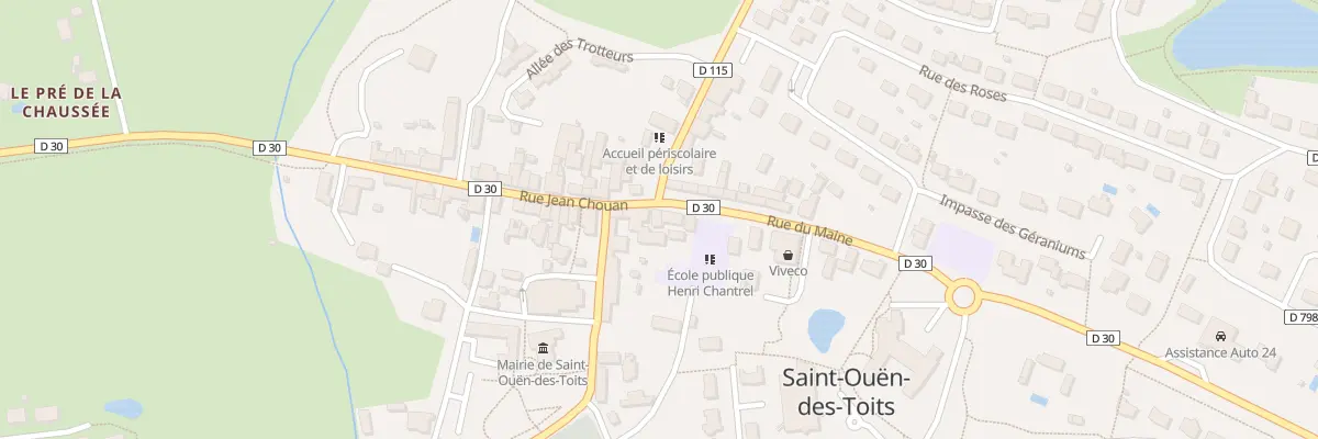 Plan du 11 Rue du Maine à Saint-Ouën-des-Toits