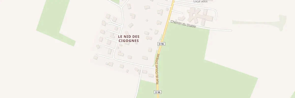 Plan du 614 Rue du Douet Doquet à Trévières