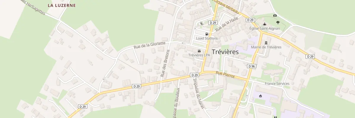 Plan du 207 Rue des Bretons à Trévières