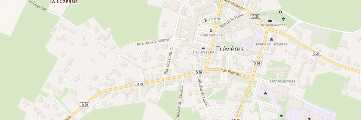 Plan du 221 Rue des Bretons à Trévières