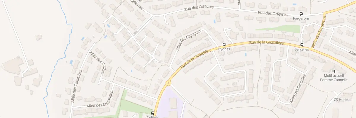 Plan du 68 Rue de la Girardière à Cholet
