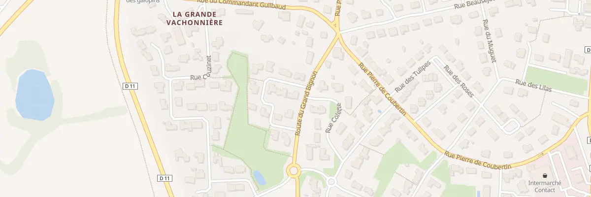 Plan du 1 Rue du Pré Sec aux Epesses