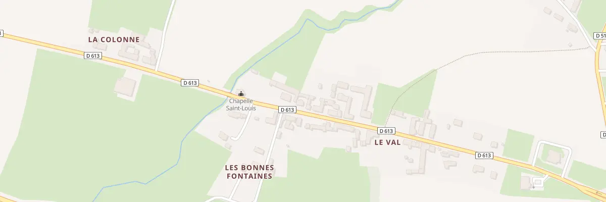 Plan du 612 Rte de l’Ancienne Voie Romaine à Formigny La Bataille
