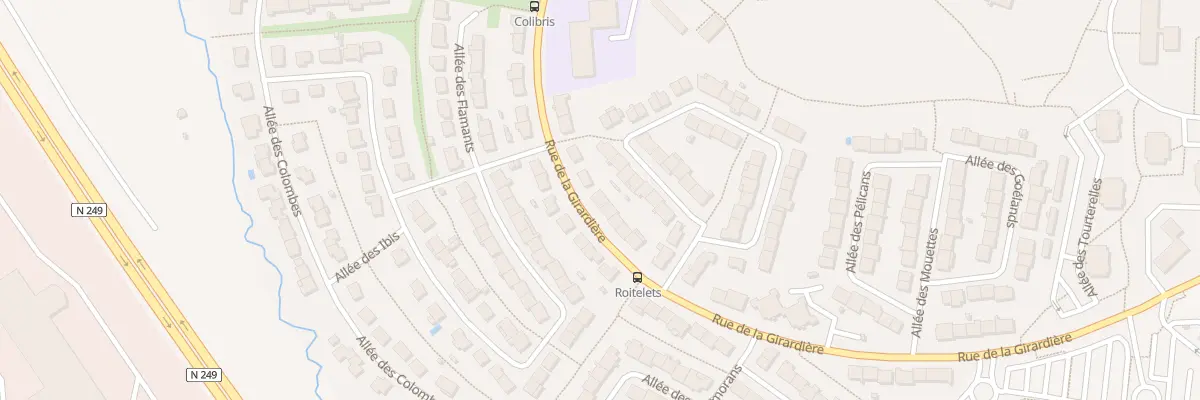 Plan du 75 Rue de la Girardière à Cholet