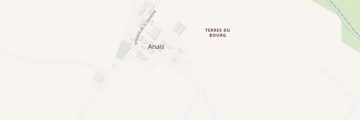 Plan du 1 Rue Rue de l’Eglise à Anais