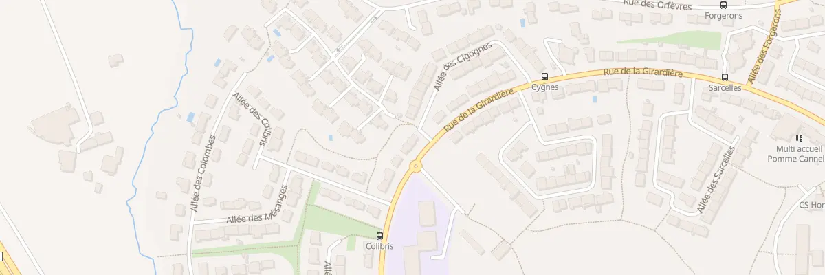 Plan du 70 Rue de la Girardière à Cholet