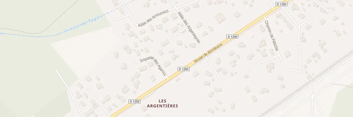 Plan du 37 Rte de Bordeaux à Biganos