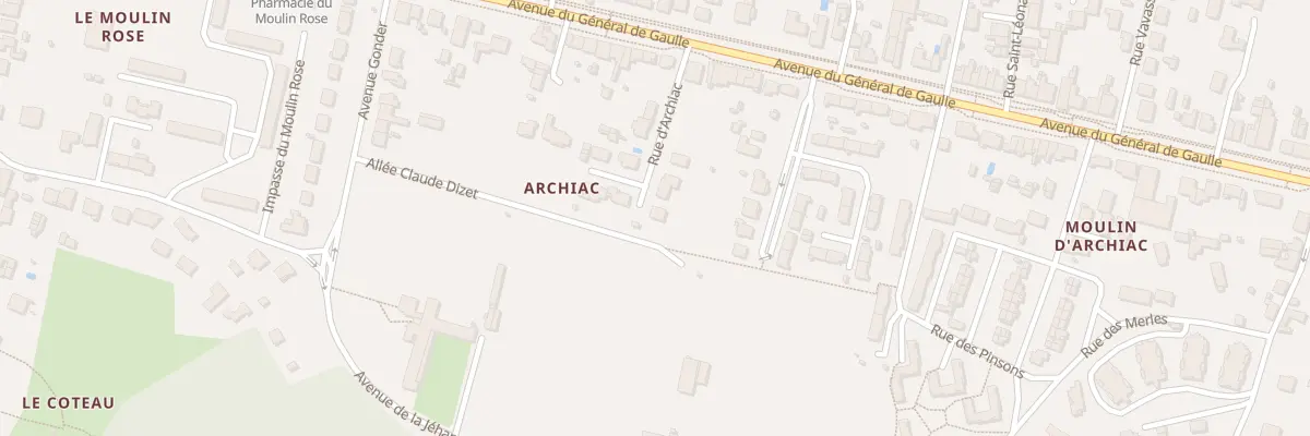 Plan du 7 Rue d’Archiac à Tonnay-Charente
