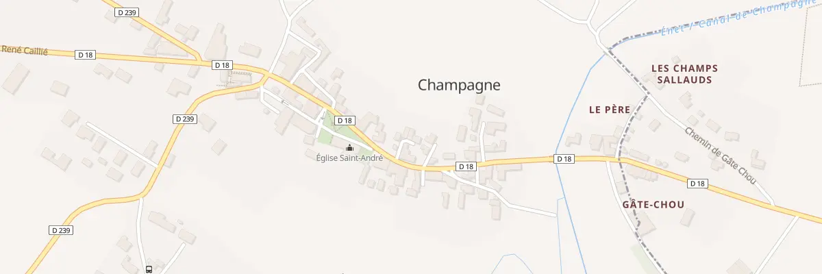 Plan du 4 Imp des Tilleuls à Champagne