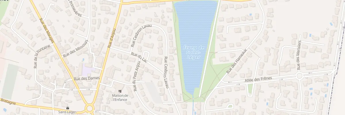 Plan du 24 Rue Cesbron Lavau à Saint-Léger-sous-Cholet