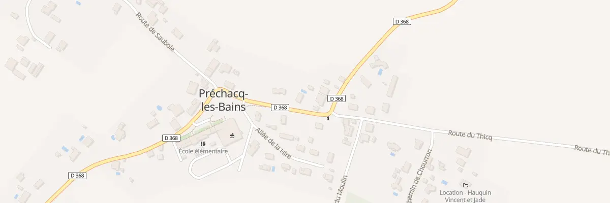 Plan du 155 Rte du Thicq à Préchacq-les-Bains