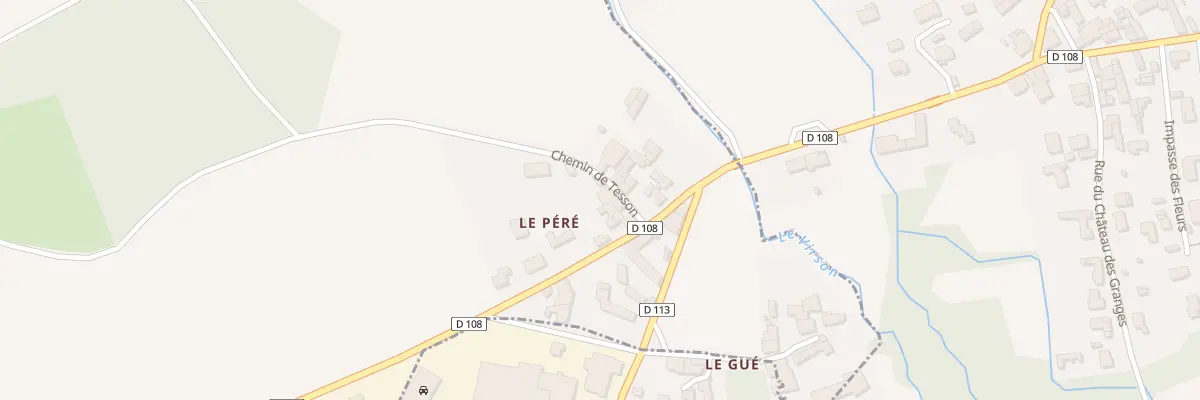 Plan du 2 Che de Tesson à Saint-Christophe
