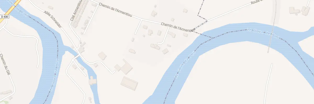 Plan du 540 Che de l’Armentiou à Puyoô