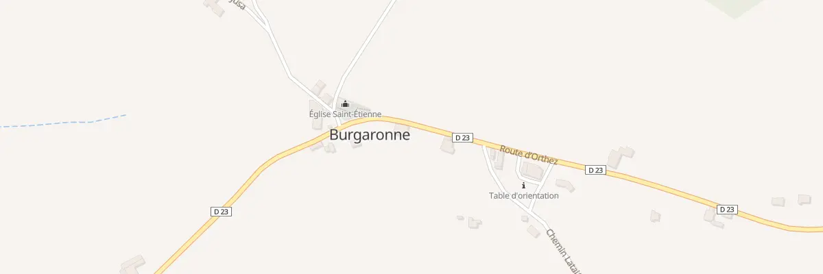 Plan du 750 Rte d’Orthez à Burgaronne