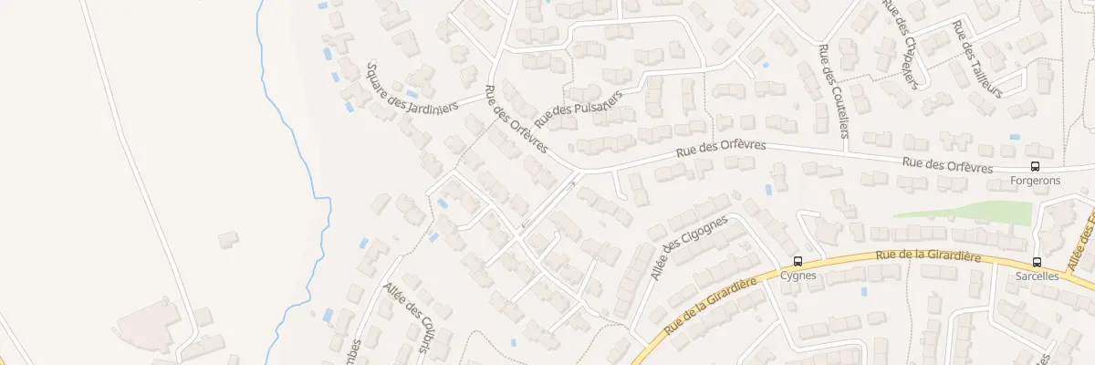 Plan du 59 Rue des Orfèvres à Cholet
