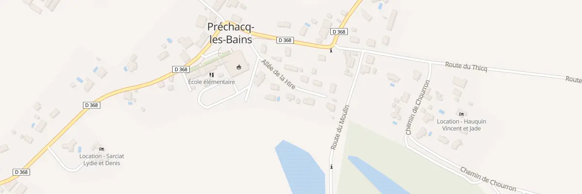 Plan du 130 All de la Hire à Préchacq-les-Bains