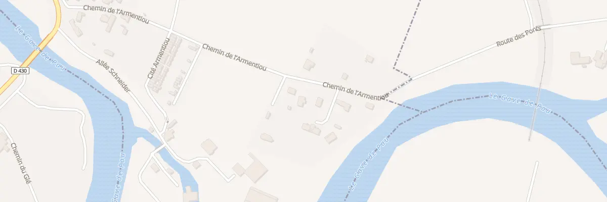 Plan du 476 Che de l’Armentiou à Cescau