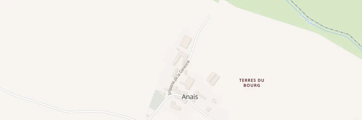 Plan du 2 Imp Impasse de la Garenne à Anais