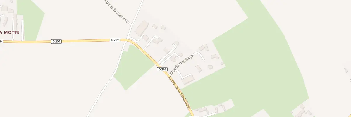Plan du 348 Rte de Malbreche à Litteau