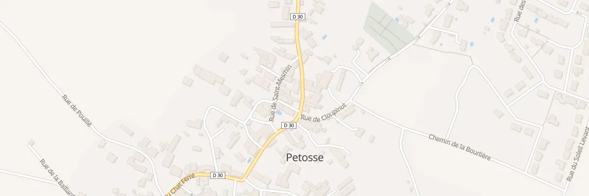Plan du 184 Rue du chat ferre à Petosse