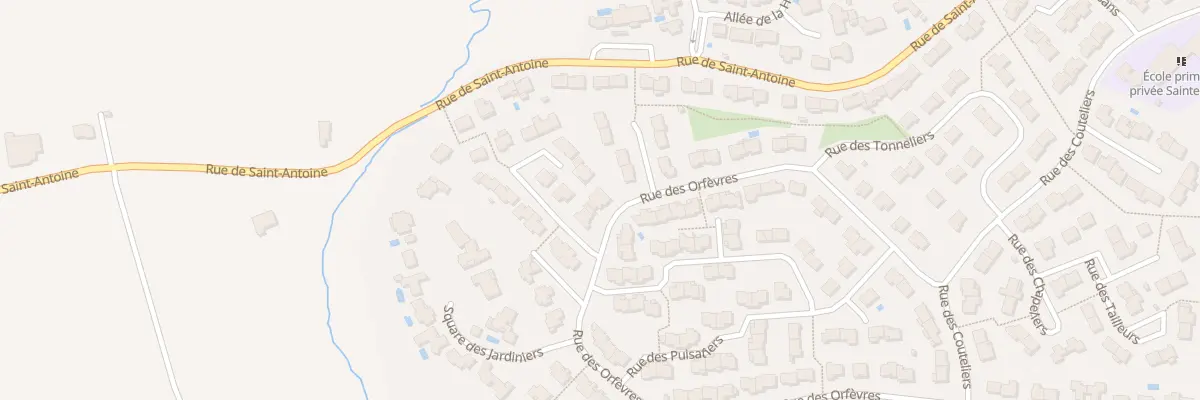 Plan du 77 Rue des Orfèvres à Cholet
