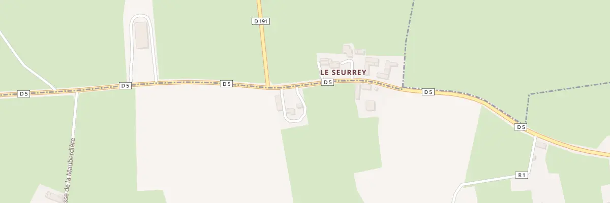 Plan du 5053 Seurrey à Saint-Martin-de-Blagny
