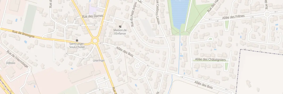 Plan du 14 Rue du Petit Anjou à Saint-Léger-sous-Cholet