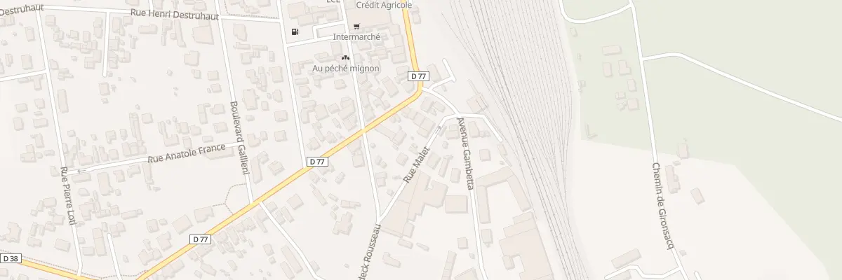 Plan du 4 Rue Malet à Morcenx-la-Nouvelle