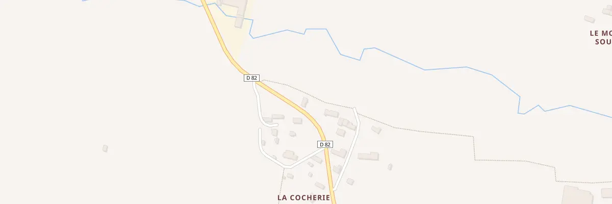 Plan du 438 La Cocherie - Sourdeval à Sourdeval