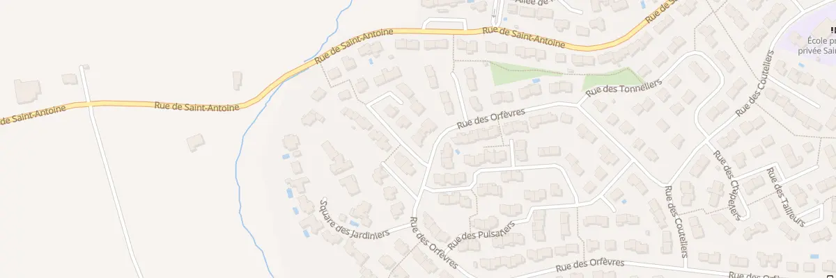 Plan du 75 Rue des Orfèvres à Cholet