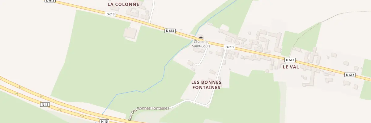 Plan du 695 Rte de l’Ancienne Voie Romaine à Formigny La Bataille