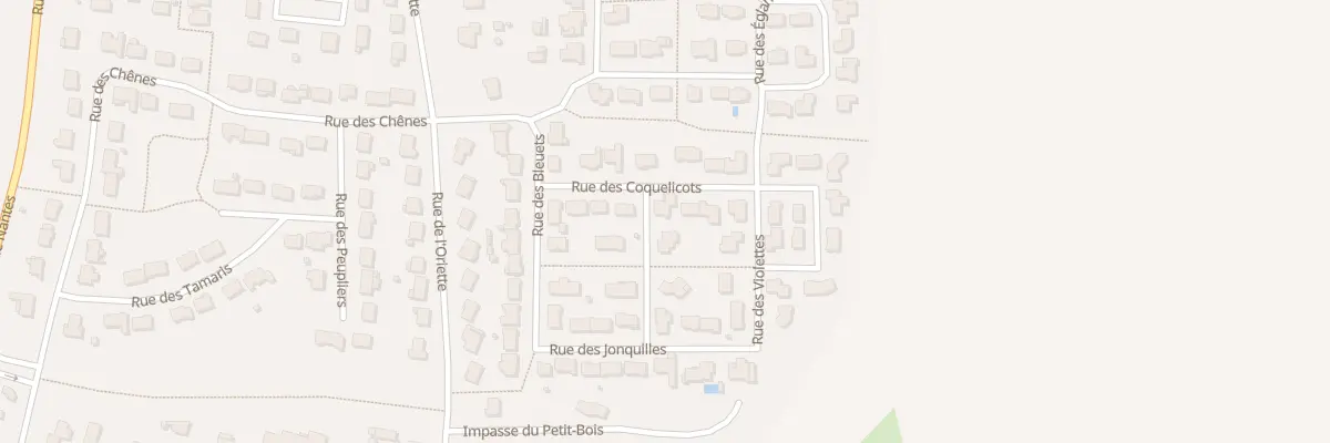 Plan du 9 Rue des Coquelicots à Cossé-le-Vivien