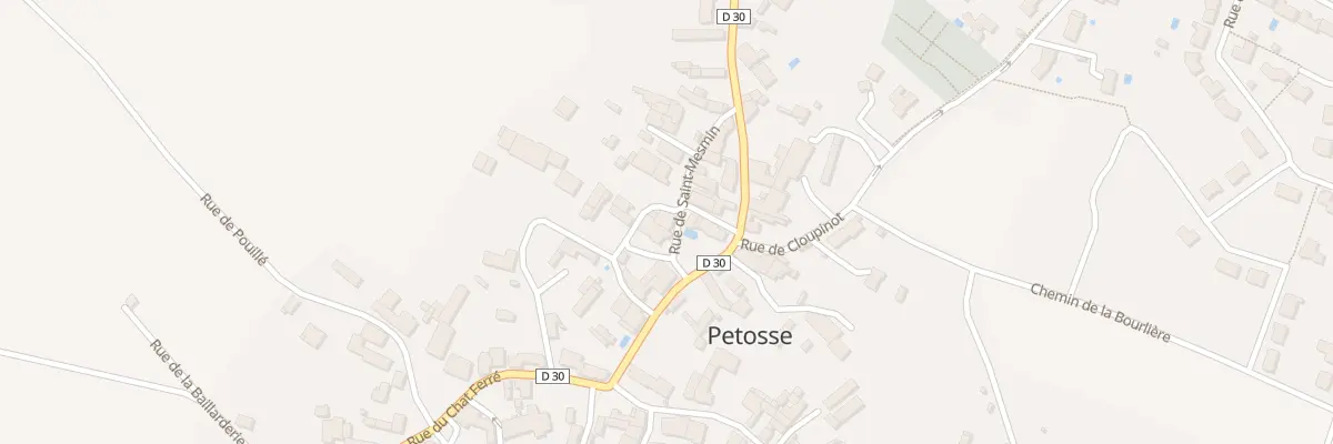 Plan du 7 Rue St Mesmin à Petosse