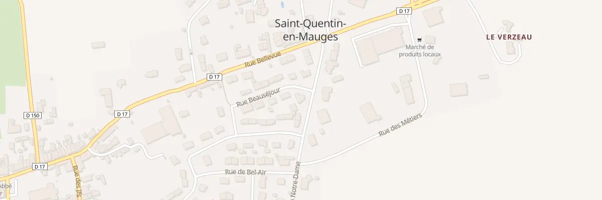 Plan du 1 Rue Beauséjour à Montrevault-sur-Èvre
