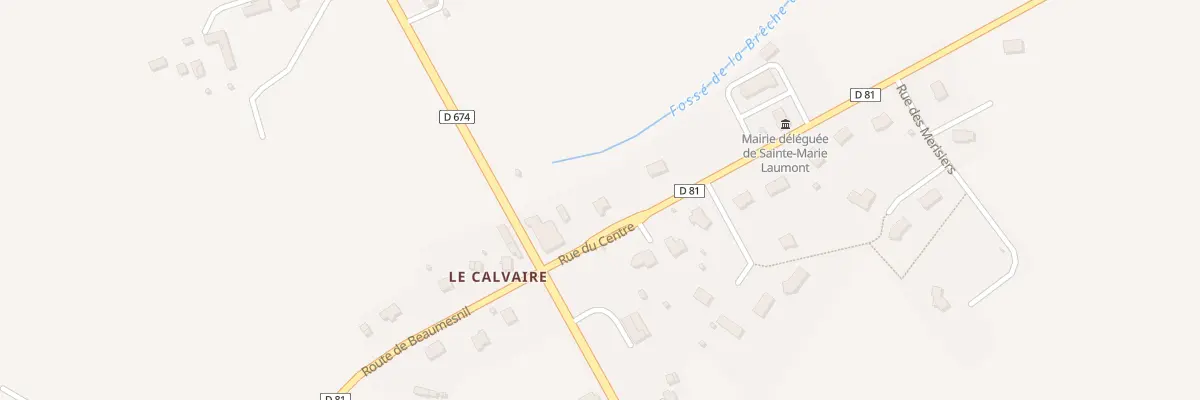 Plan du 6 Rue du Centre -Ste Marie Laumo à Souleuvre en Bocage