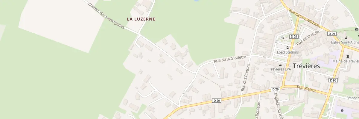 Plan du 68 Che du Marais du Bourg à Trévières