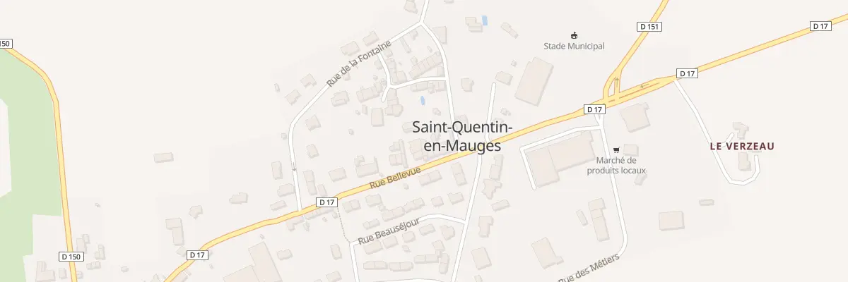 Plan du 57 Rue Bellevue (St-Quentin-Mauge à Montrevault-sur-Èvre
