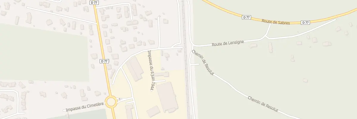 Plan du 2 Rue du 6 Juin 1944 à Morcenx-la-Nouvelle