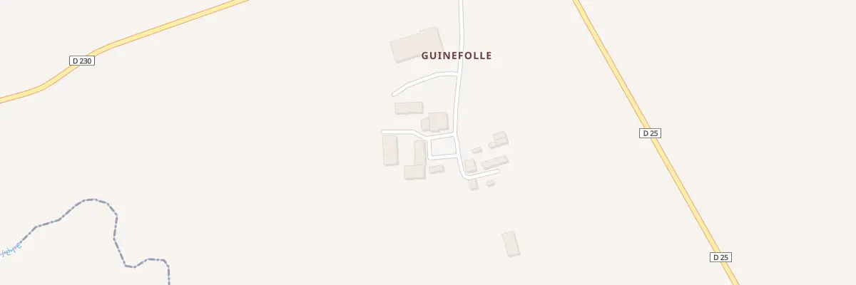 Plan du 190 Che de Guinefolle à Chérancé