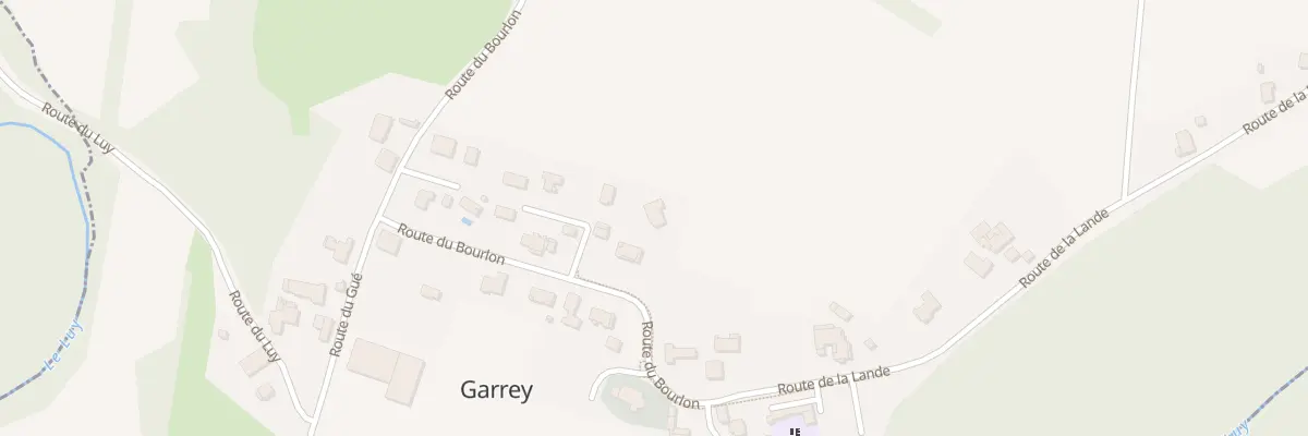Plan du 182 Rte du Bourlon à Garrey