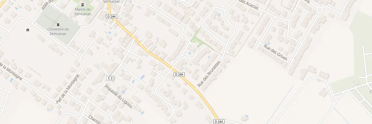 Plan du 14 Rue des Embruns à Semussac