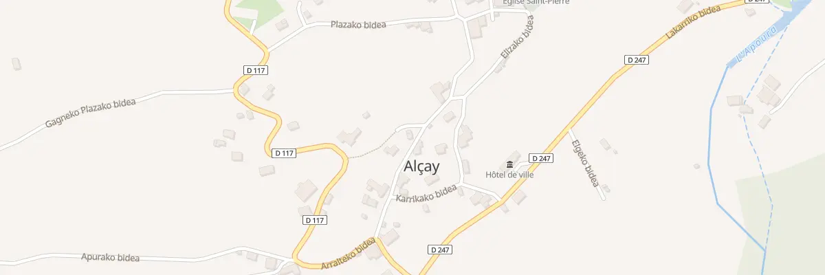 Plan du 5061 Village à Alçay-Alçabéhéty-Sunharette