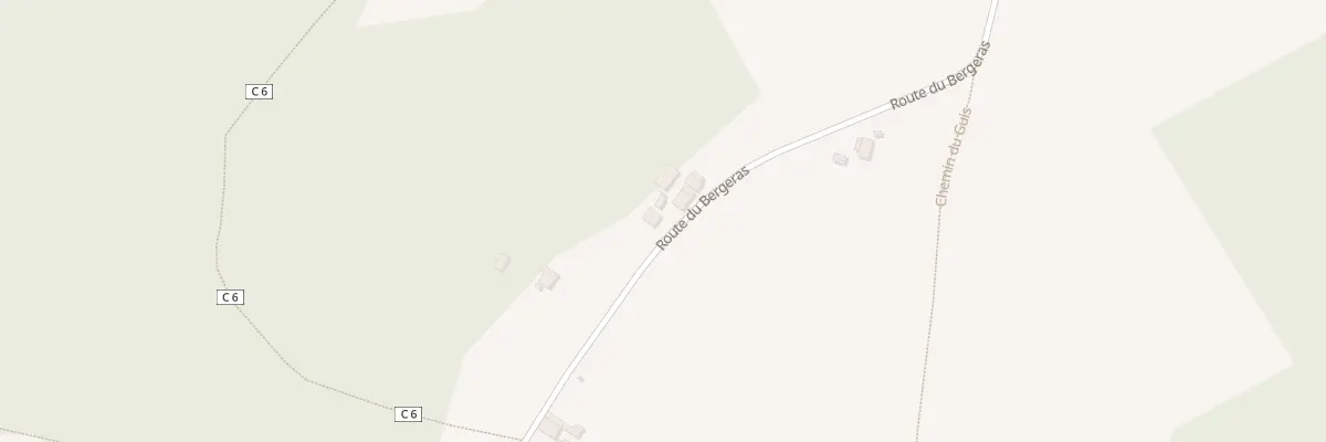 Plan du 207 Rte du Bergeras à Goos
