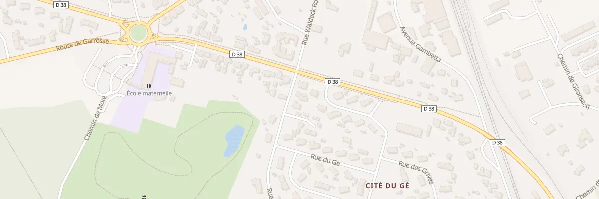 Plan du 3 Rue de la Brune à Morcenx-la-Nouvelle
