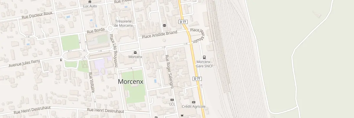 Plan du 14A Av Foch à Morcenx-la-Nouvelle