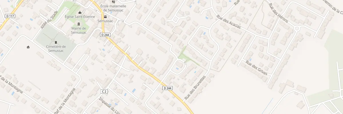 Plan du 6 Rue des Embruns à Semussac