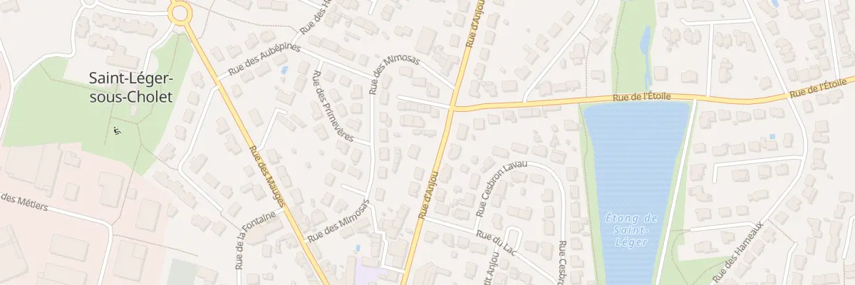 Plan du 15B Rue d’Anjou à Saint-Léger-sous-Cholet